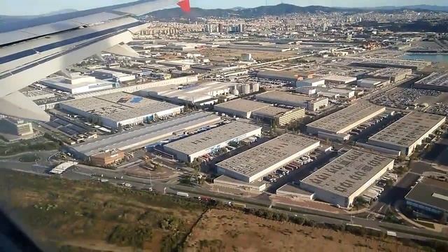 Барселона.Испания. España Barcelona. Самолёт Airbus A321 посадка,в аэропорту Барселоны сентябрь 201 смотреть онлайн