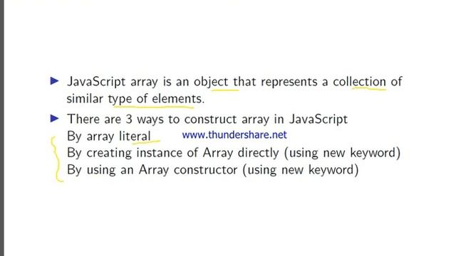 date and array object in javascript смотреть онлайн