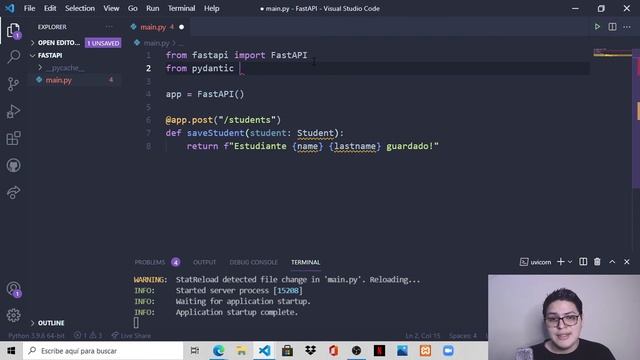 03 - Uso de método POST | Curso de FastAPI en Español 2021 | Python? смотреть онлайн