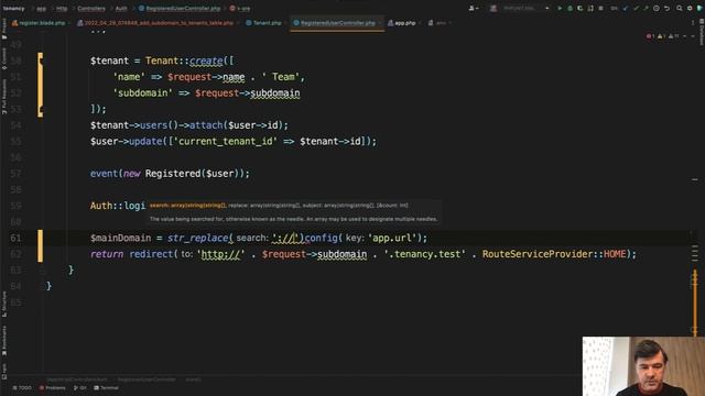 Laravel Team Multi-Tenancy 3/3: Tenant Subdomains смотреть онлайн