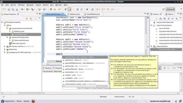Hibernate Tutorial 10 - Saving Collections : By Koushik Java Brain смотреть онлайн