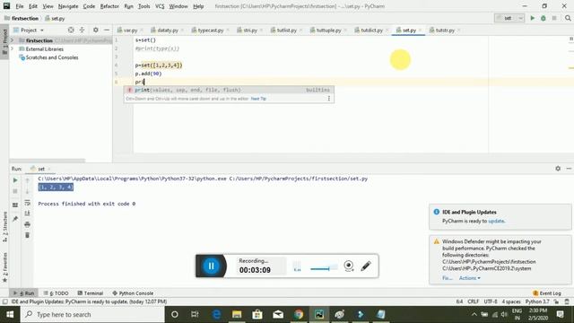Python Tutorial !! Learn Set In Python || Set смотреть онлайн