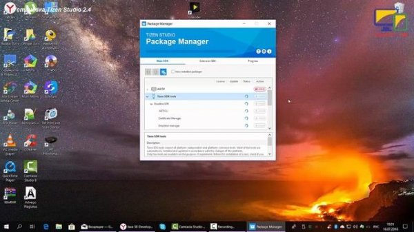 Установка Tizen Studio 2.4