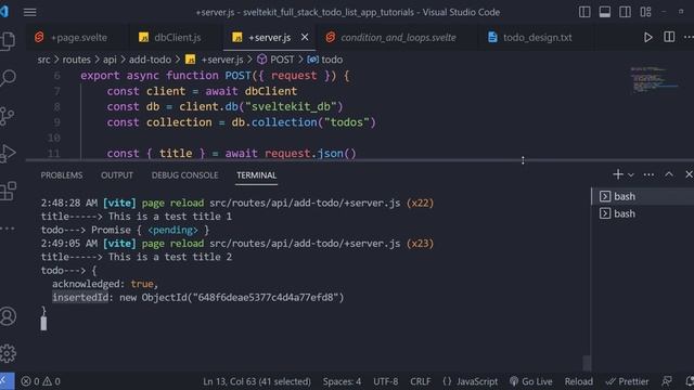 Learn SvelteKit in one video and make a todo list app with MongoDB in Bangla смотреть онлайн