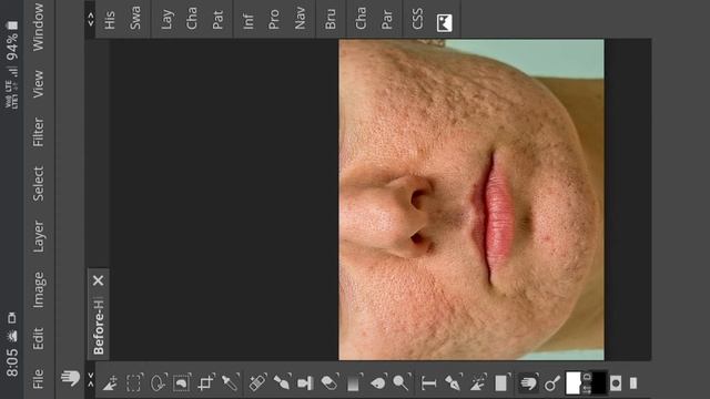 HIGH -END SKIN softening/ retouching on mobile!! смотреть онлайн