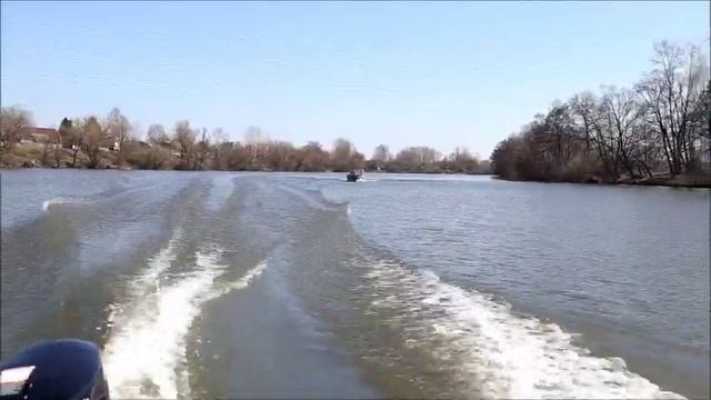 Катер Беркут M-Jacket тестовый выезд апрель 2014