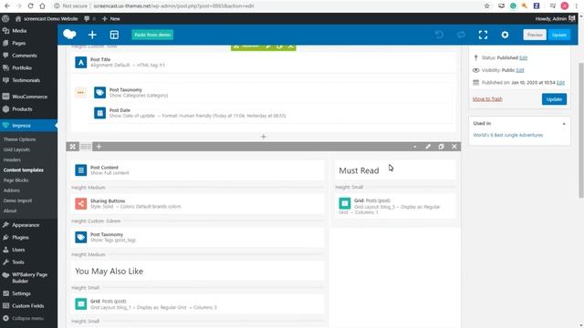 How to customize single post pages - Impreza Wordpress Theme смотреть онлайн