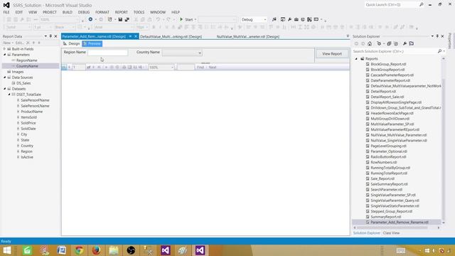 SSRS Tutorial 41- How to Add, Remove Or Rename Parameter in SSRS Report смотреть онлайн
