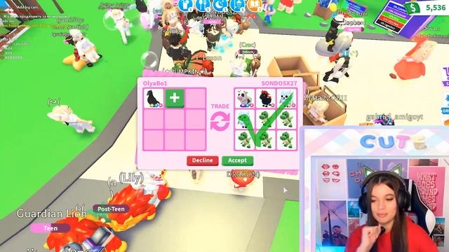 ТРЕЙДЫ НА НЕОН ВОРОНА! ТОП ТРЕЙДЫ в Adopt Me Olya Bo Роблокс Адопт Ми смотреть онлайн