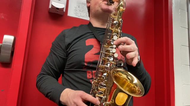 Spitfire concert march by Michael Story Alto Saxophone смотреть онлайн