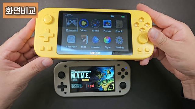 [레트로게임기]SJGAM M17(국내최초언박싱)4만원대 미친가성비의 휴대용레트로게임기