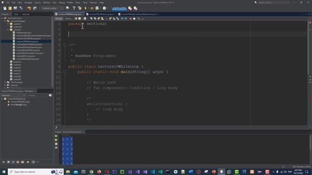 Lecture 10 While Loop Do While Loop Continue and Break Statements смотреть онлайн