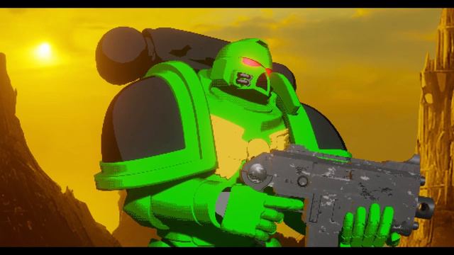 Salamander Space Marines VS Baby Yoda | Animation смотреть онлайн