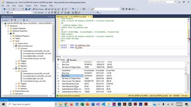 task1 sql creating views смотреть онлайн