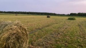 Заготовка сенажа.1 сезон.Настраиваем и пресуем KRONE KR130 и обматываем сенаж в пленку