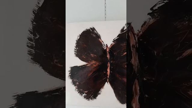 Художник Алик Ветроф авторская картина "Коричневая Бабочка" 2016 смотреть онлайн