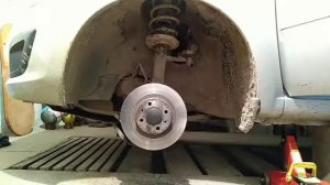 Замена передних тормозных дисков на калине универсал 2