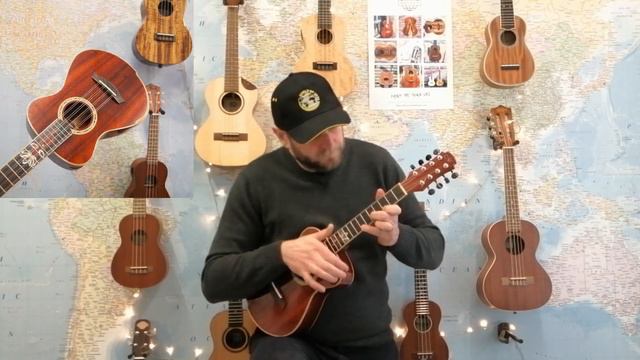 Maestro UT-PA 8-String Tenor Ukulele Demo смотреть онлайн