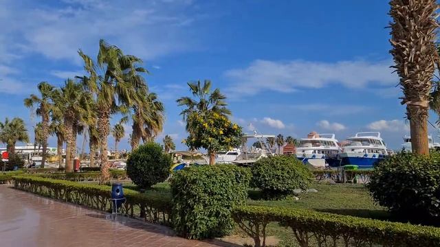 CHRISTMAS IN EGYPT 2021, ???? HURGHADA CITY WALKING TOUR, HURGHADA PROMENADE WALK, DECEMBER 2021, 4 смотреть онлайн