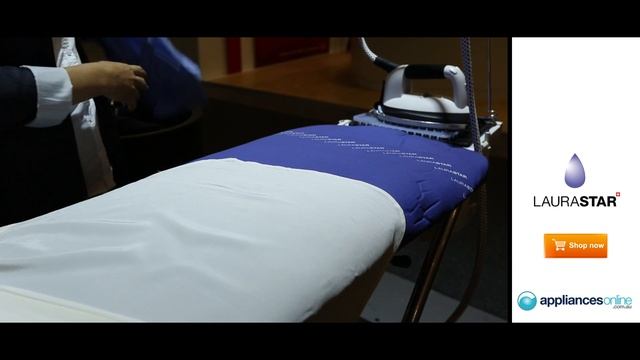 Demonstration of the unique Laurastar Go steam iron with active table - Appliances Online смотреть онлайн