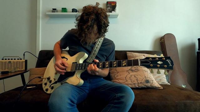 2016 Gibson ES-345 | Slow Blues Jam | Guitar Improv смотреть онлайн