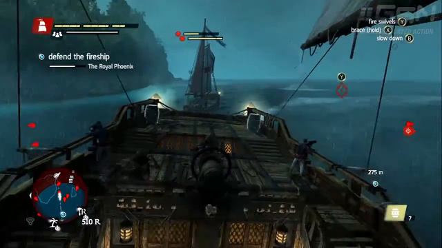 Assassin's Creed 4: Black Flag [100% Sync] The Fireship [Sequence 7 - Mission 4]