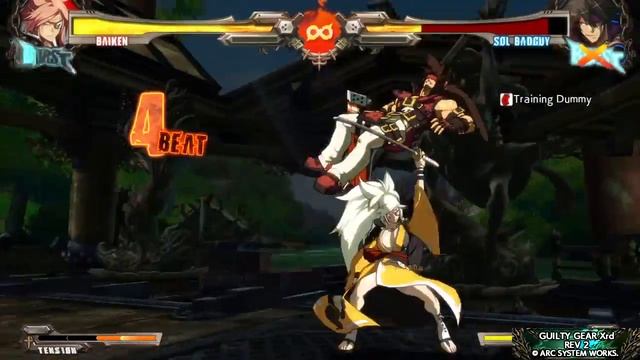 Baiken Dustloop Corner reset combo? | Guilty Gear Xrd Revelator 2 | смотреть онлайн