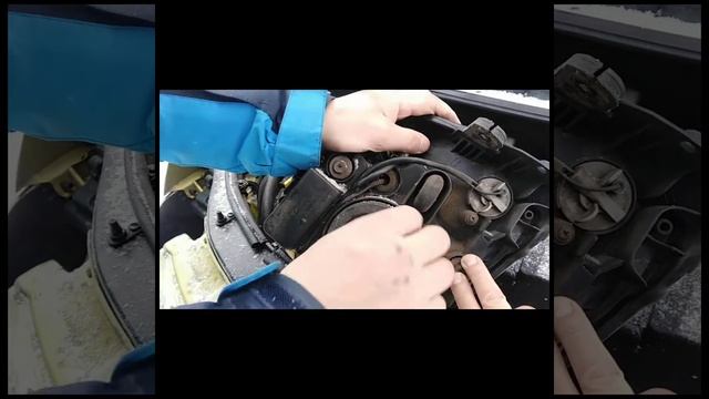 Замена лампочки на фаре Киа Пиканто смотреть онлайн