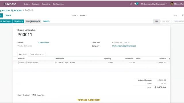 How to add HTML Notes in Sales, Purchase, Invoice, Inventory order | Odoo Apps Feature #odoo16 #sal смотреть онлайн