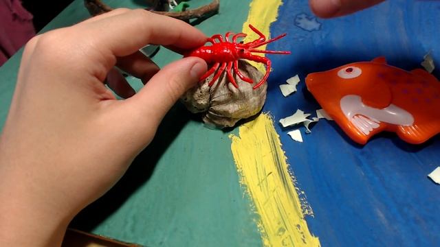 МОРСКИЕ ЖИВОТНЫЕ ДЛЯ ДЕТЕЙ , Дразнилка креветка, мультик с игрушками. Развивающий. смотреть онлайн