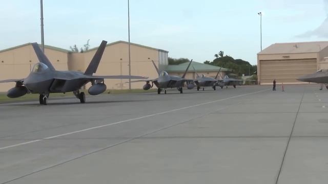 F-22 Raptors Deploy For Middle East Hotspot смотреть онлайн