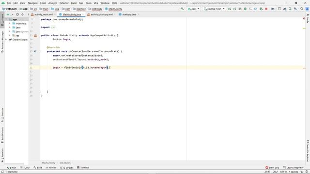 Pop-Up message in android studio| coding mesh |android application|android studio. смотреть онлайн