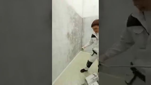 Обучение и секреты окраски безвоздушным распылителем. Механизированная покраска стен и потолков. смотреть онлайн
