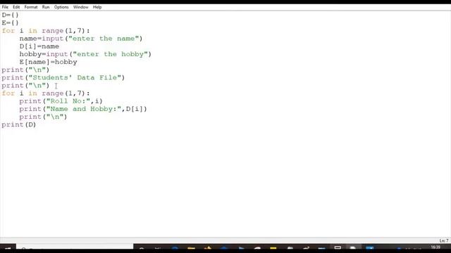 PYTHON PROGRAM 7: USING TWO DICTIONARIES TO REPRESENT DATA смотреть онлайн