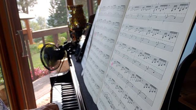 Bach's Prelude C major "Harpsichord" synthesizer on piano Boston/Steinway 6ft Grand. смотреть онлайн