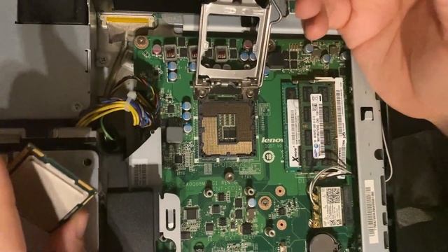 Как разобрать и почистить Lenovo ThinkCentre M90z