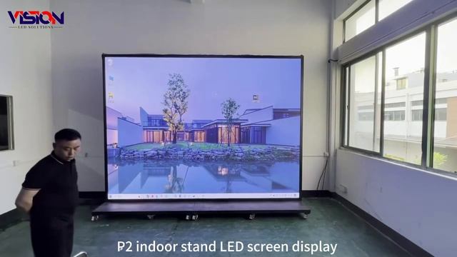 Elevate Your Visual Experience with Our P2 Full-Color Stand LED Screen! смотреть онлайн