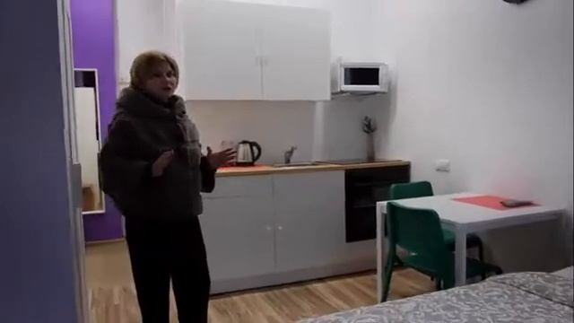 Обзор квартиры-студии 17 кв.м. для посуточной аренды в Москве смотреть онлайн