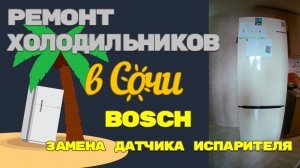 Ремонт холодильника Bosch замена датчика испарителя. (2-я серия)