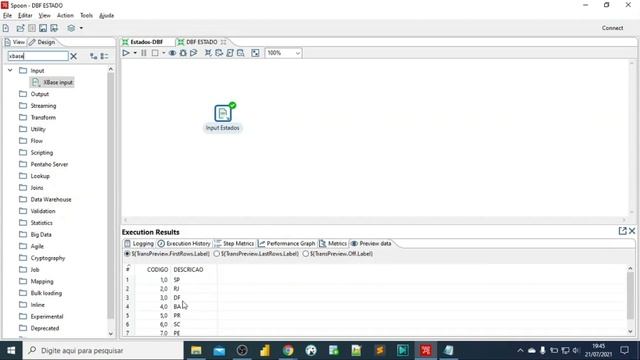 Pentaho Data Integration -Importando DBF смотреть онлайн