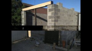 Гараж из шлакоблока