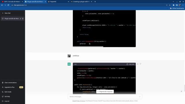¿Puede ChatGPT Programar Plugins de Minecraft? #IA смотреть онлайн