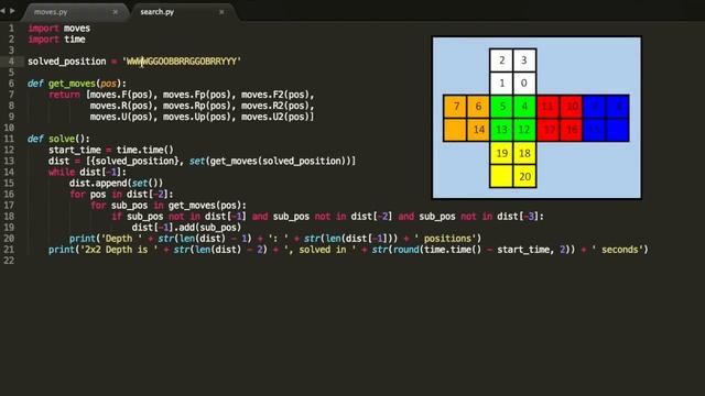 Coding Challenge: 2x2 Rubik's Cube Depth? смотреть онлайн