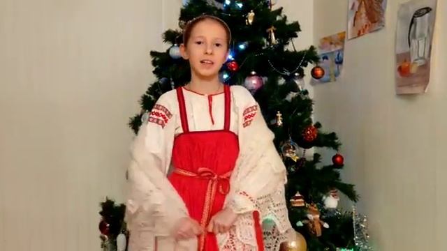 Ульяна Егошина Новогодняя щедровка смотреть онлайн