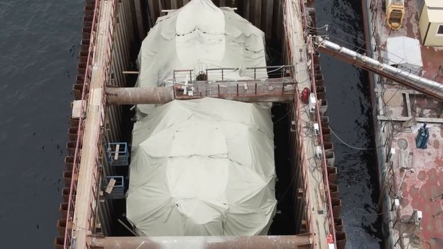 Строительство моста через Волгу Тольятти. 18.11.21 смотреть онлайн