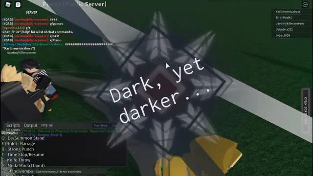 Roblox The World Jojo Script смотреть онлайн