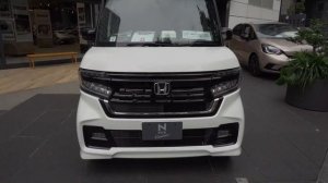 NEW 2022 HONDA N BOX Custom L Turbo Style Black - New Honda N BOX 2022 - 新型 ホンダN BOX カスタム L ターボ 202
