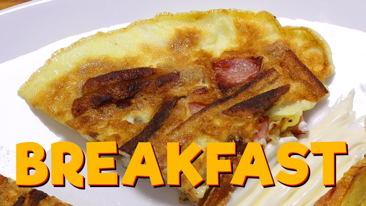 Easy Breakfast Recipe With Beaten Eggs, Potato and Sausage For Almost Perfect Beggining Of Your Day смотреть онлайн