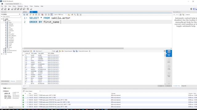 SQL et MYSQL: CLAUSE ORDER BY смотреть онлайн