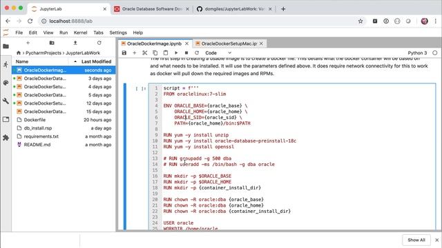 Creating an Oracle Database Image with Docker (Part 2) смотреть онлайн